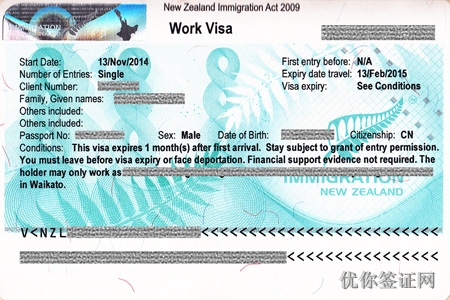 新西兰签证图片1